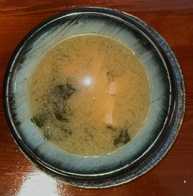 Miso Suppe mit Lachs