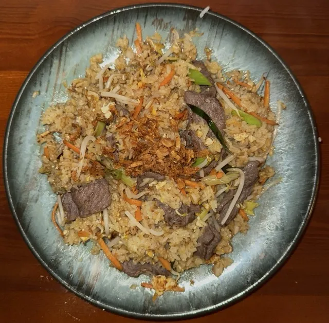 Gebratener Reis mit Rindfleisch