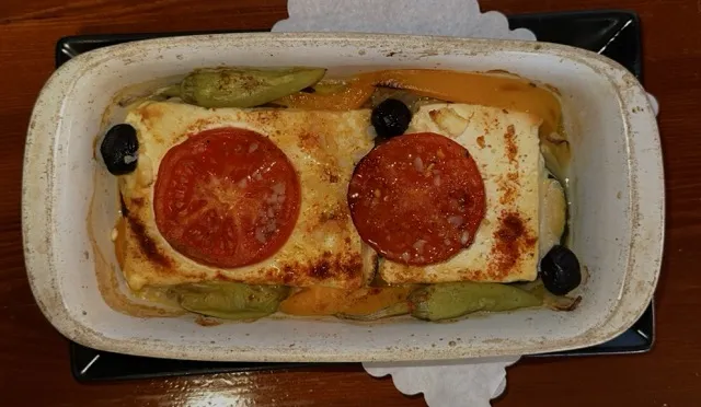 Gegrillter Schafskäse